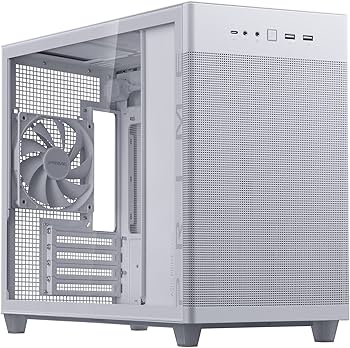 Amazon.com: ASUS Prime AP201 White Micro ATX PC Case, 33-Liter