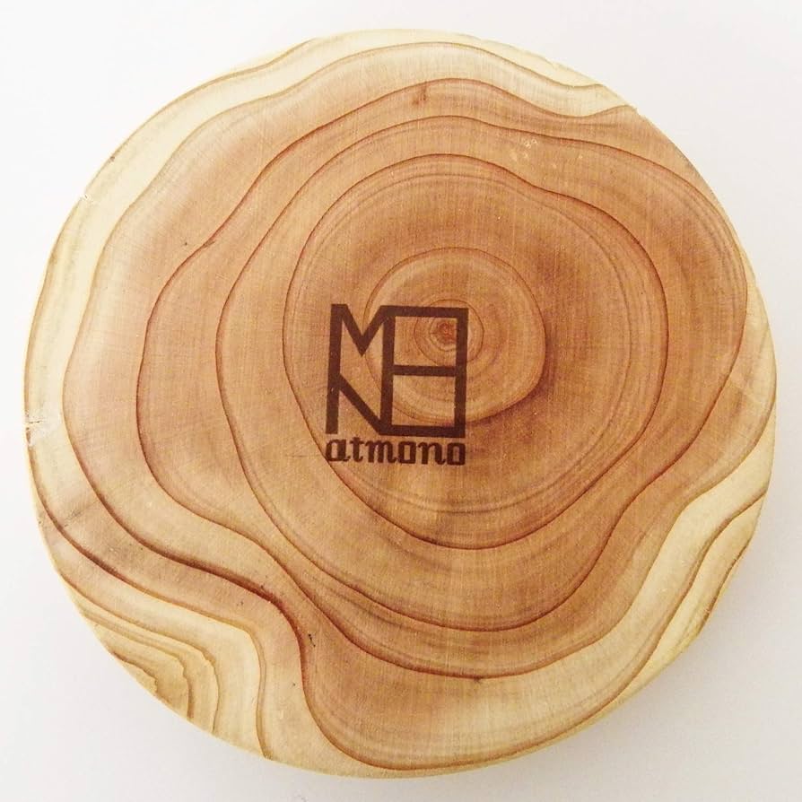Amazon｜atmono【KIRIKABU/きりかぶコースター】木製 国産 日本 杉