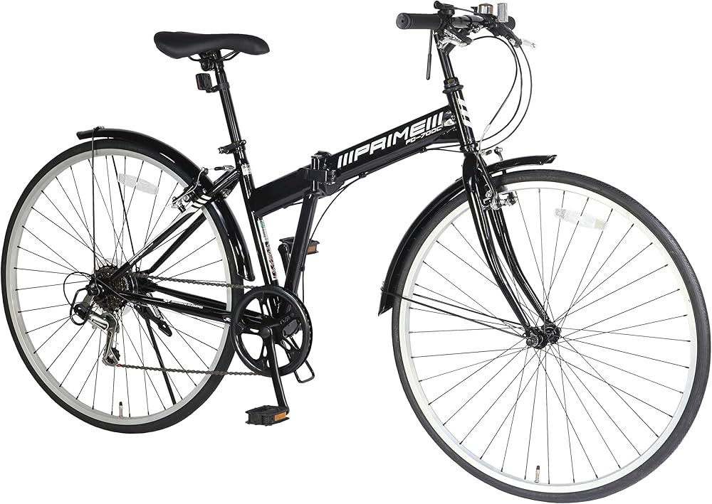 Amazon | 700C型6段変速付折り畳みクロスバイク 700C型6段変速付