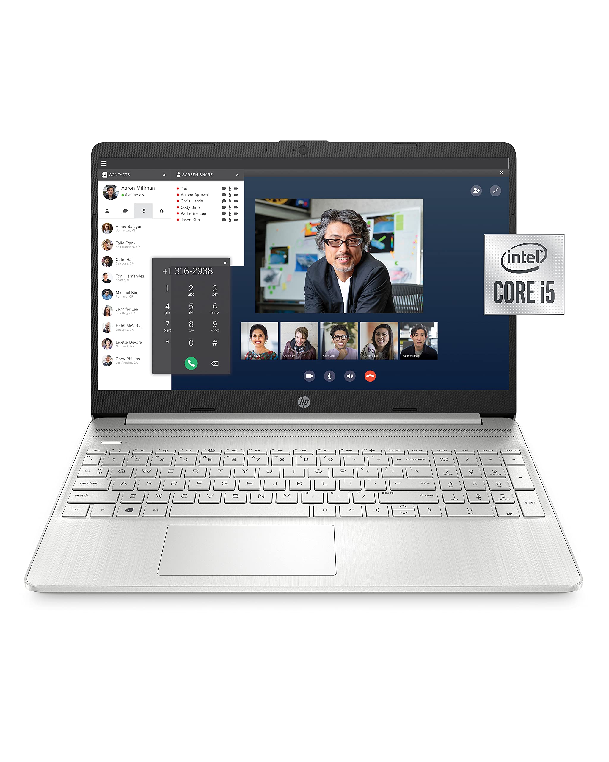 Amazon.com: HP 15-dy1036nr 10th Gen Intel Core i5-1035G1, 15.6