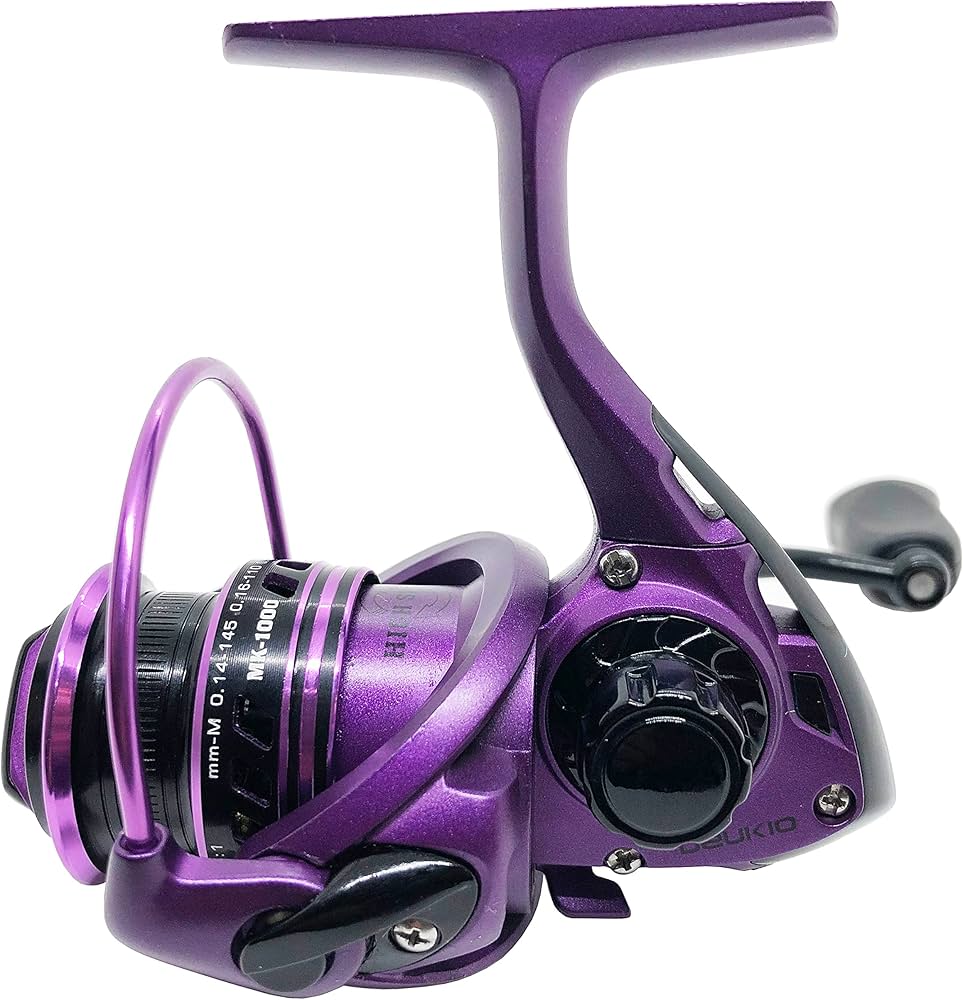 Amazon | SportsInn MK1000 パープルフィッシングリール 5 BB 1 RB
