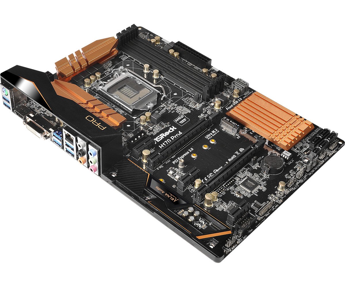 Amazon | ASRock Intel H170チップセット搭載 ATXマザーボード H170