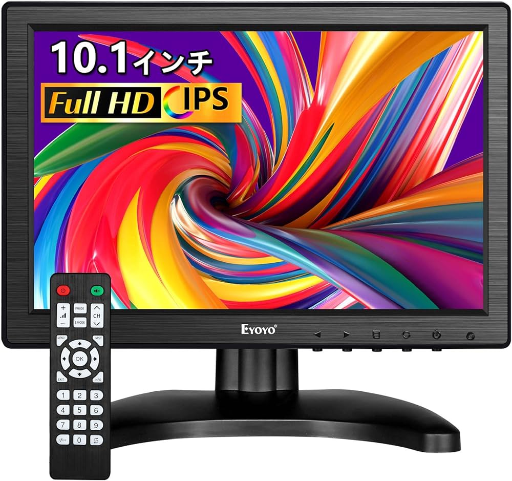 Amazon.co.jp: Eyoyo 10.1インチ 小型モニター 液晶 IPS 1280*800 全