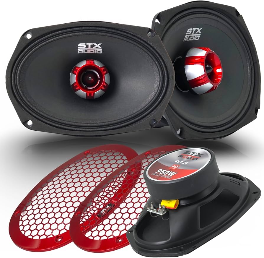 Amazon.com: STX Audio X69.2R 6x9 Midrange Speaker, 950 Watts Max