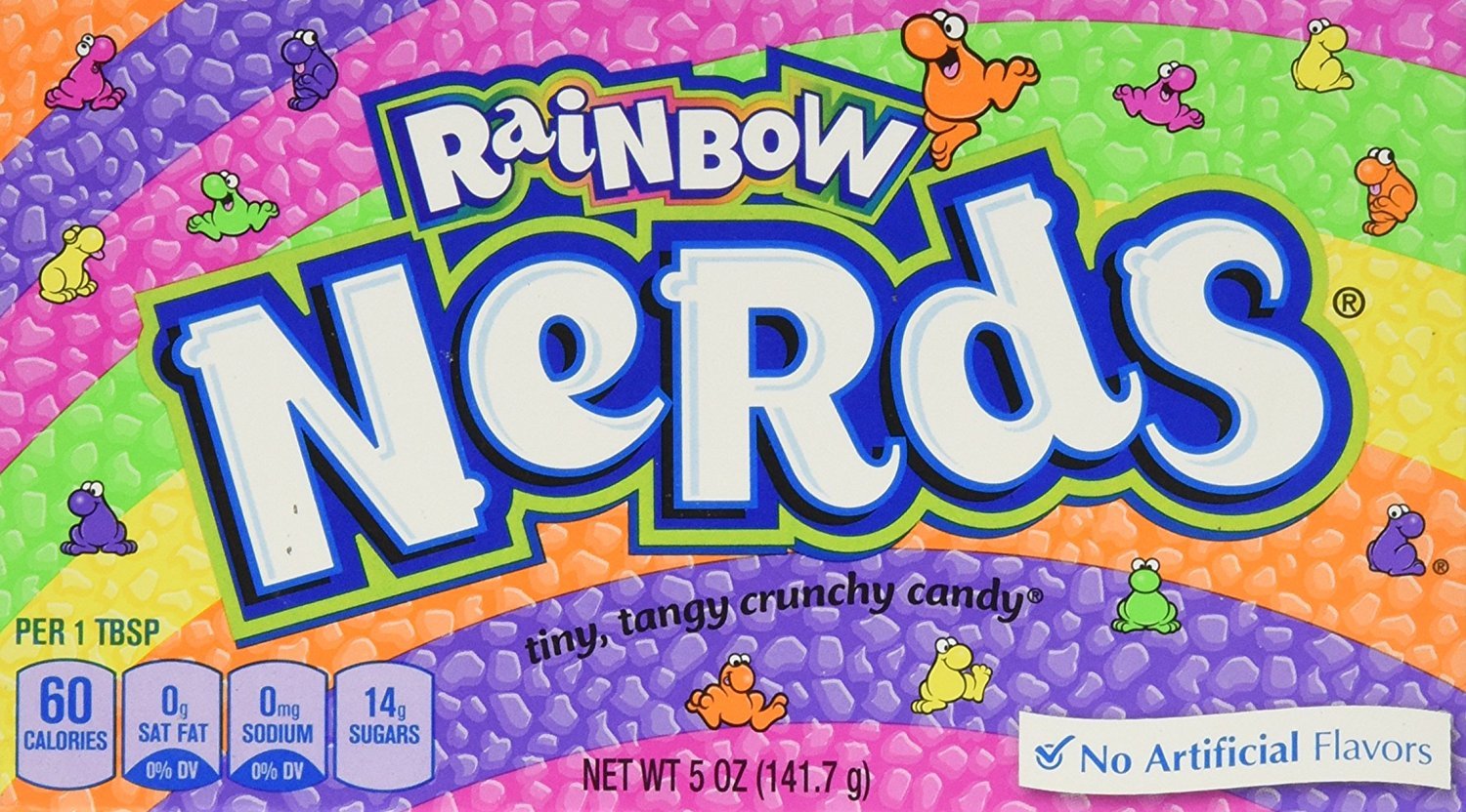 Amazon.com : Wonka Rainbow Nerds 141g (Pack of 6) : Grocery