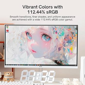 Amazon.com: Pixio PX248 Wave White 24 inch 200Hz Refresh Rate FHD