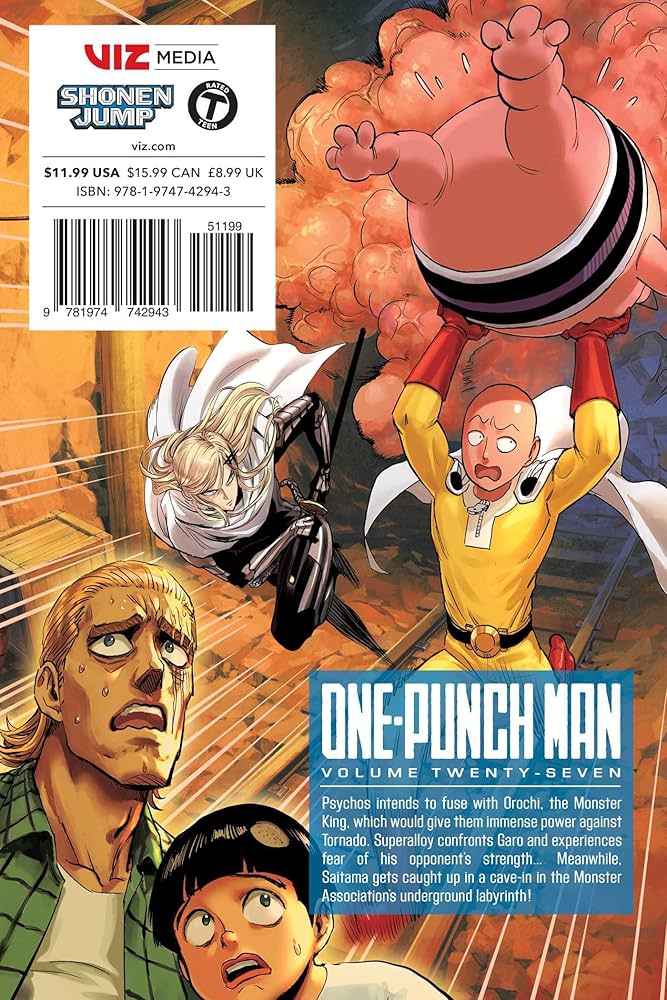 Amazon | One-Punch Man, Vol. 27 | ONE, Murata, Yusuke | Action