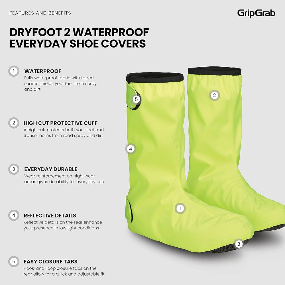 Amazon.co.jp: GripGrab Dryfoot 2nd Edition バイク レインオーバー