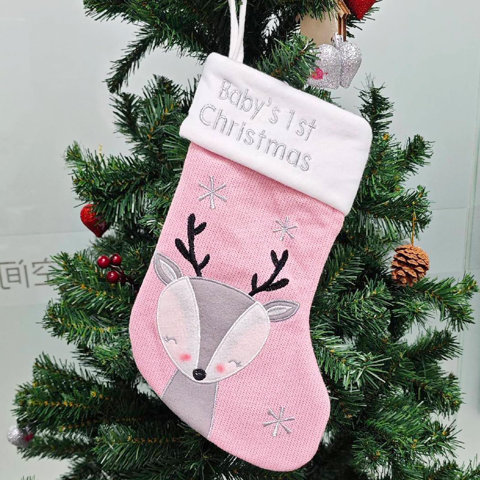 Amazon.com: Babys First Christmas Stocking,Large Christmas