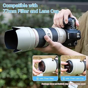 Amazon | JJC レンズフード 白 花形 Canon EF 70-200 f2.8l IS II USM