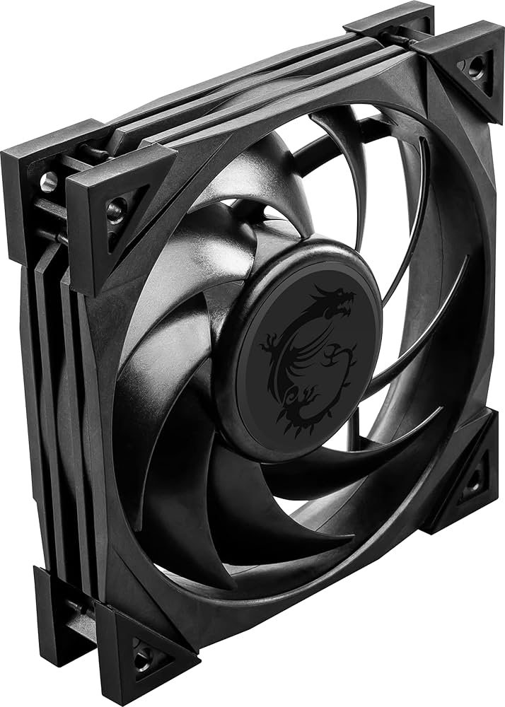 Amazon.co.jp: MSI MEG SILENT GALE P12 PCケースファン 12cm FN1628