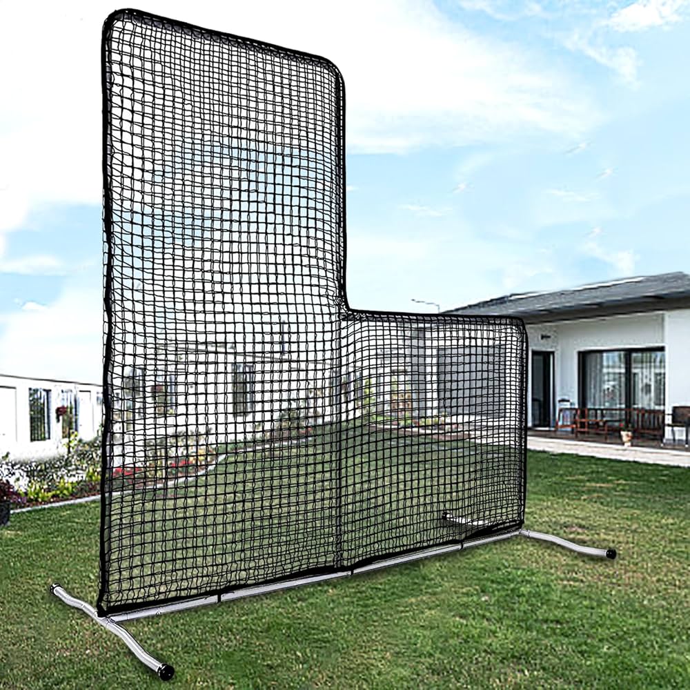 Amazon | KAIDIDA 野球防球ネット 野球練習ネット L字 ピッチング 投球