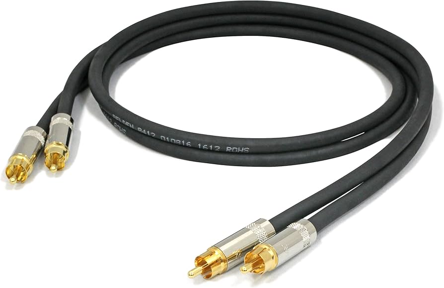 Amazon | プロケーブル 【米国製】BELDEN ベルデン 8412(黒) RCA-RCA