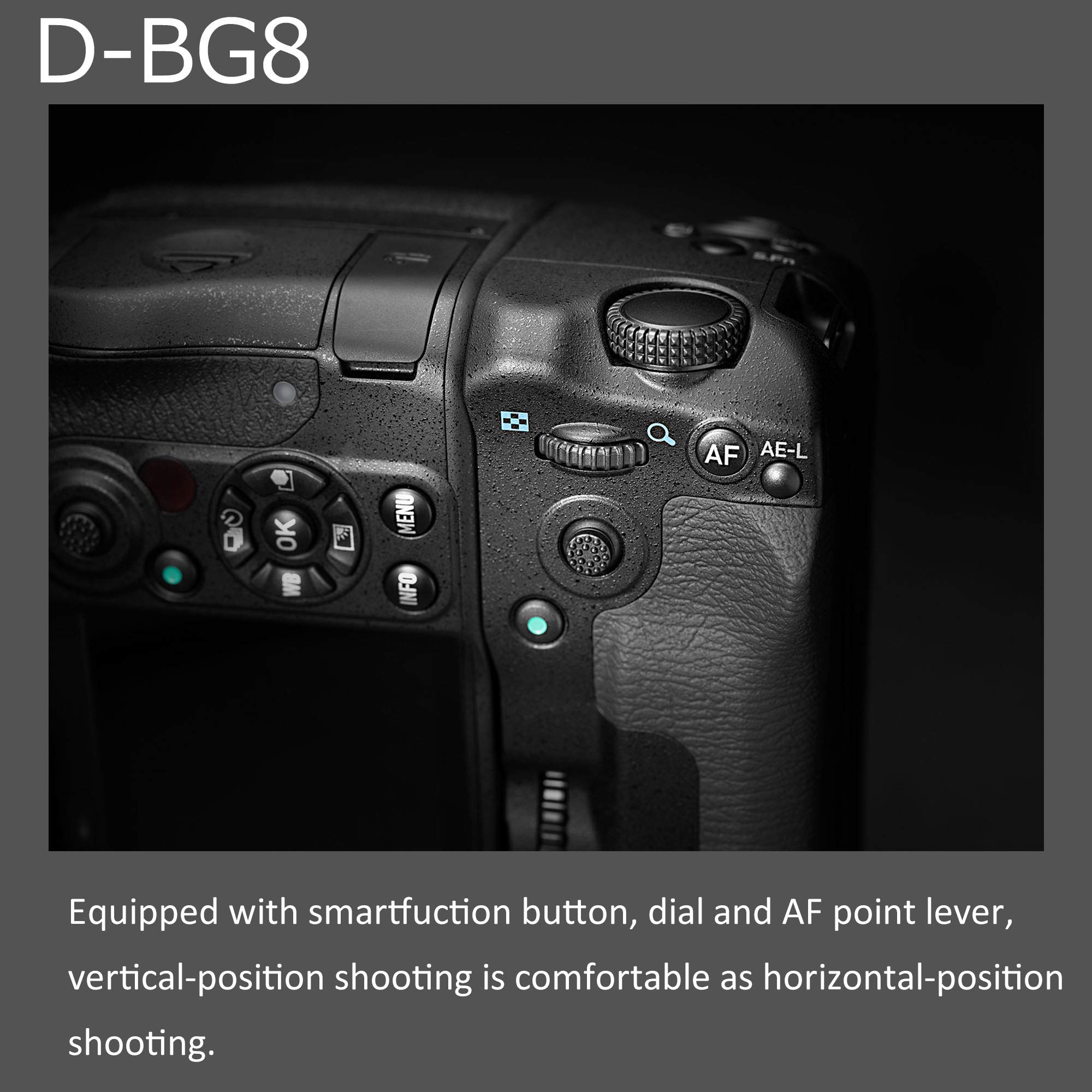 Amazon | PENTAX バッテリーグリップ D-BG8 ブラック Pentax K-3 III