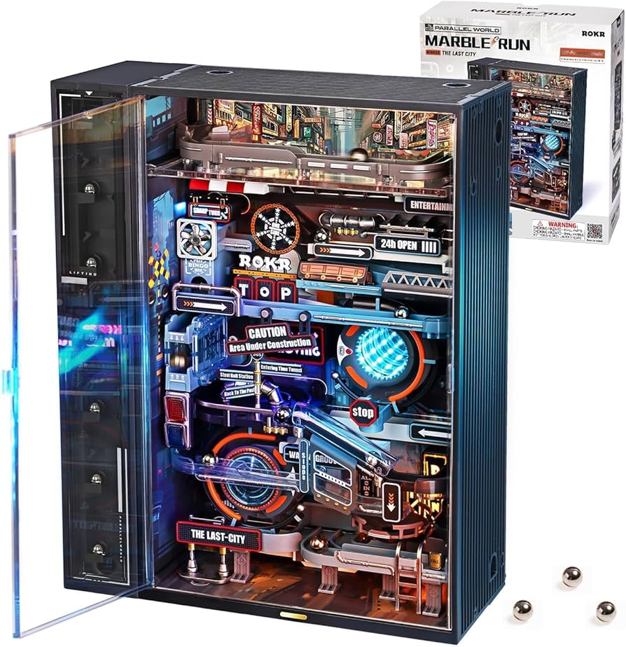 Amazon.com: ROKR Marble Run Model Building Kit, 3D Puzzles for