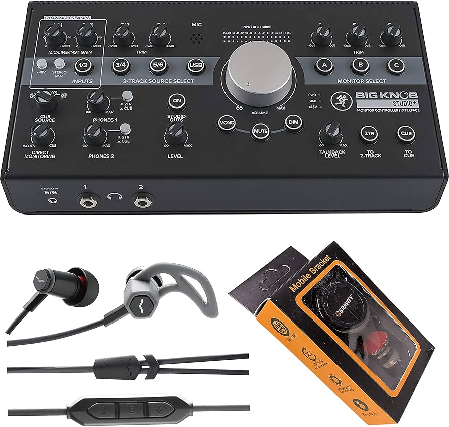 Amazon.com: Mackie Big Knob Studio+ 4x3 Studio Monitor Controller