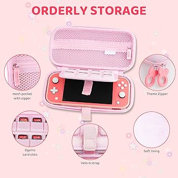 Amazon.com: FANPL Case for Nintendo Switch Lite, Cute Pink Unicorn