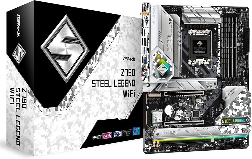 Amazon.co.jp: ASRock Z790 Steel Legend WiFi Motherboard, Intel