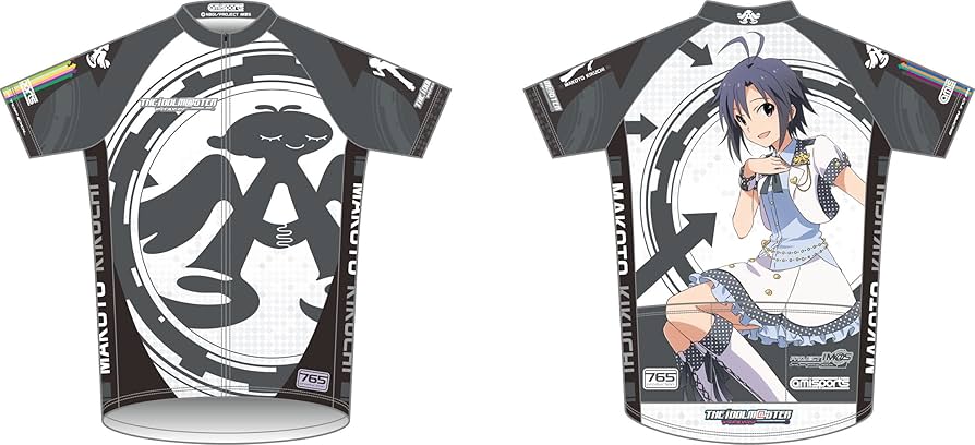 Amazon | アイドルマスター 菊地真 サイクルジャージ 半袖 サイズ:XS