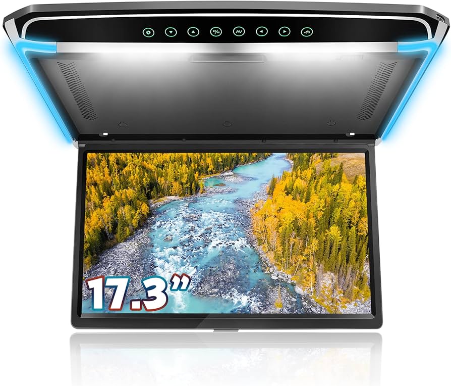 Amazon.co.jp: PORMIDOフリップダウンモニター 17.3インチ フルHD 大