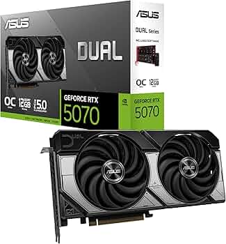 Amazon | ASUS Dual GeForce RTX 5070 12GB GDDR7 OC Edition ビデオ