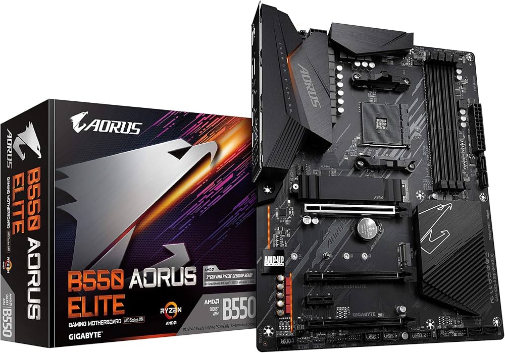 Amazon | GIGABYTE B550 AORUS ELITE マザーボード ATX [AMD B550
