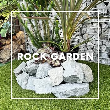 Amazon.co.jp: ロックガーデン 割栗石【オフホワイト 90～200mm、20kg