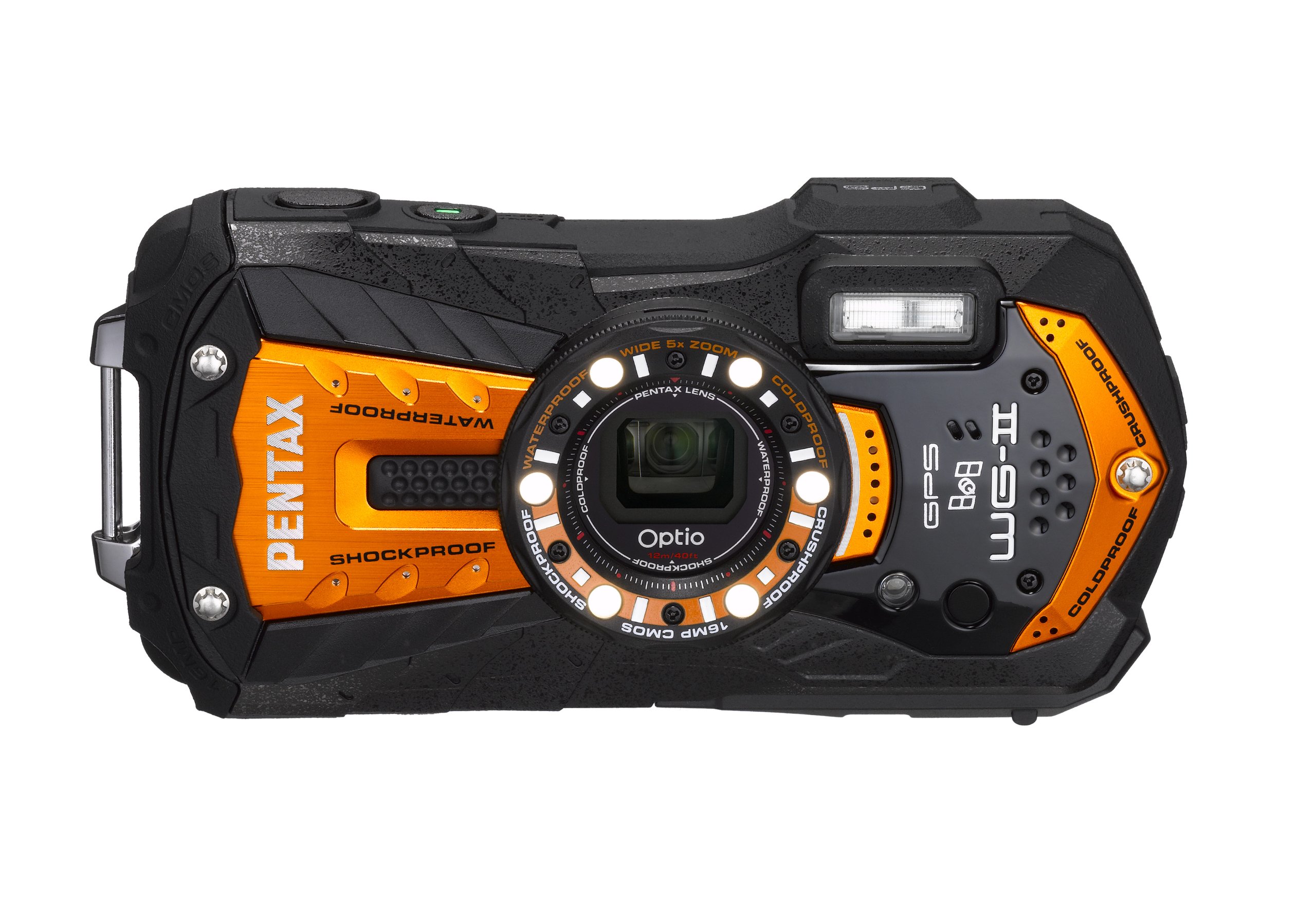 Amazon.com : Pentax Optio WG-2 GPS Orange Adventure Series 16 MP