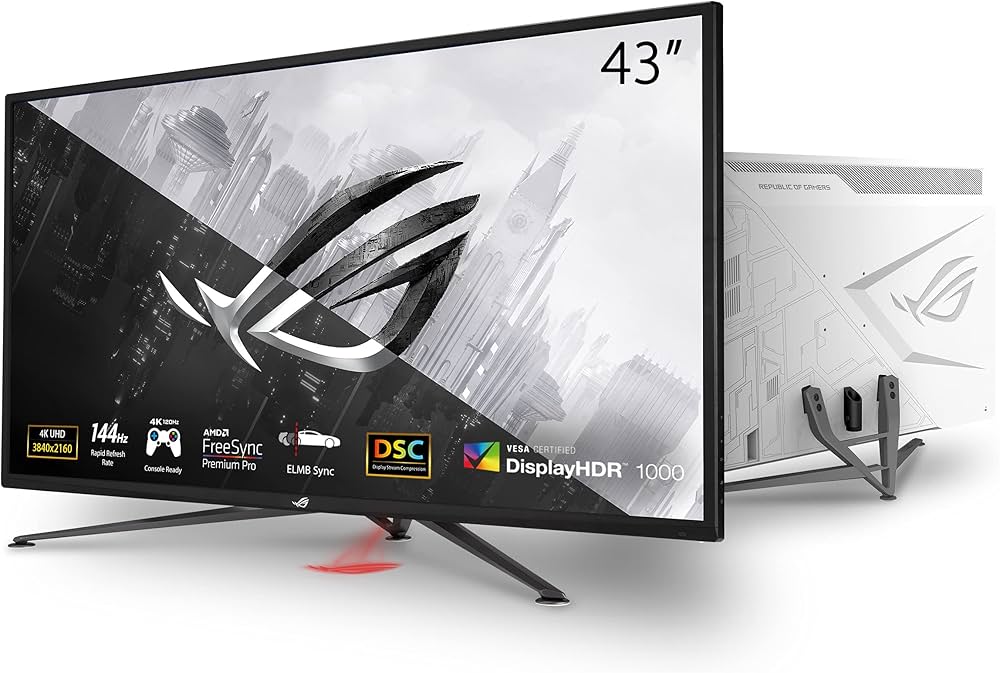 Amazon.co.jp: ASUS ゲーミングモニター ROG Strix XG43UQ 43インチ/4K