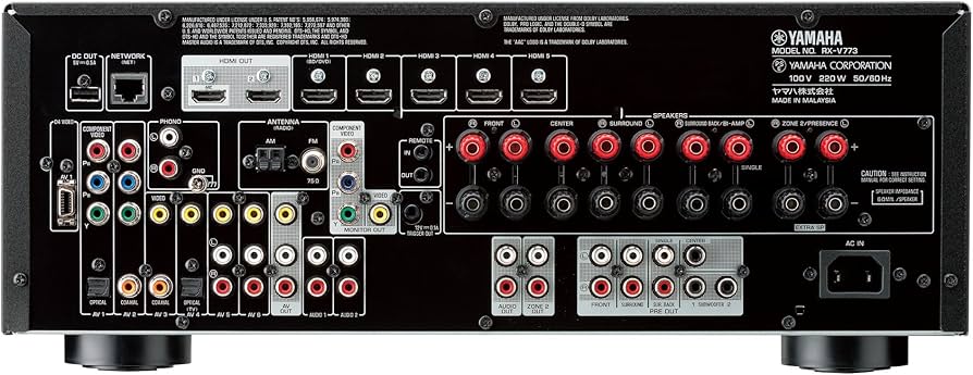 Amazon.co.jp: YAMAHA 7.1ch AVレシーバー RX-V773(B) ブラック RX