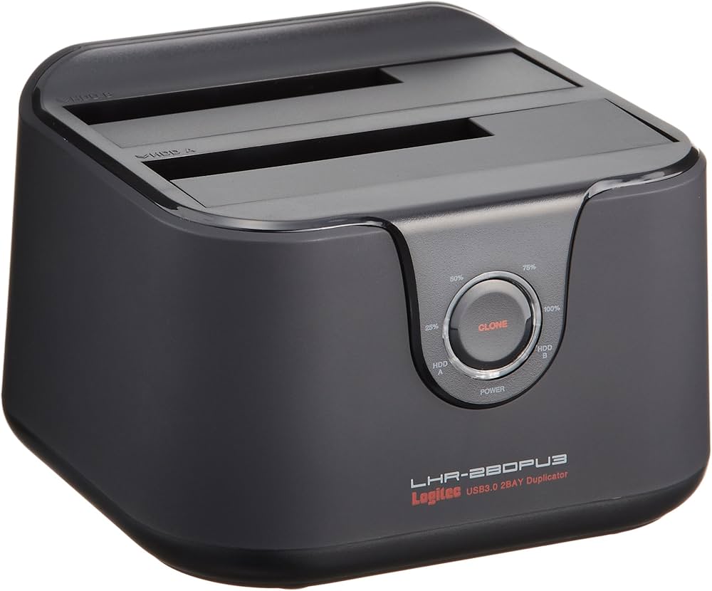 Amazon.co.jp: ロジテック HDDスタンド 2bay USB3.0 6TB対応 HDDコピー