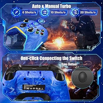 Amazon.com: JAVRUNWOF Switch Controller-Wireless-Switch-Pro