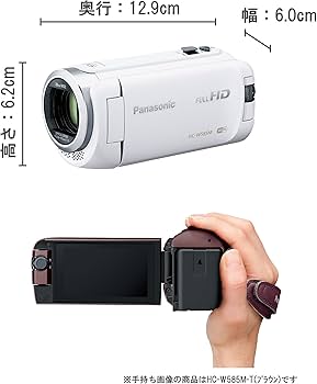 Amazon.co.jp: パナソニック HDビデオカメラ W585M 64GB ワイプ撮り 高