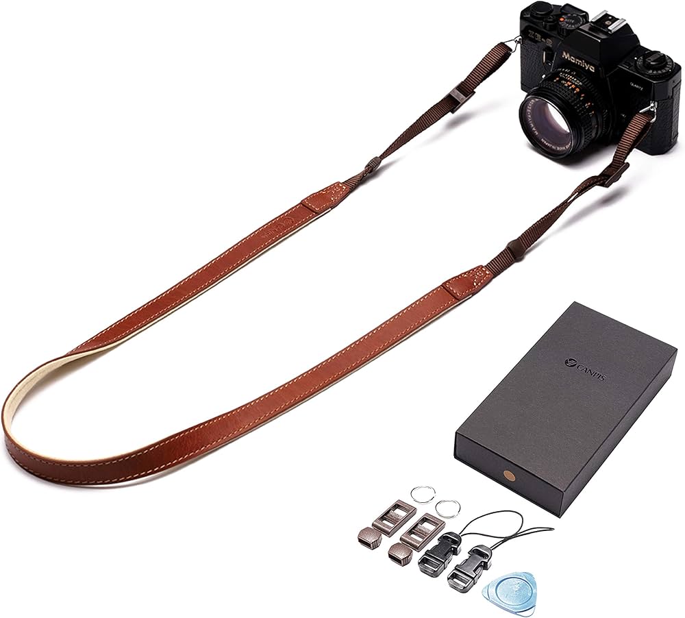 Amazon | [CANPIS] カメラストラップ 本革 手作り ネックストラップ
