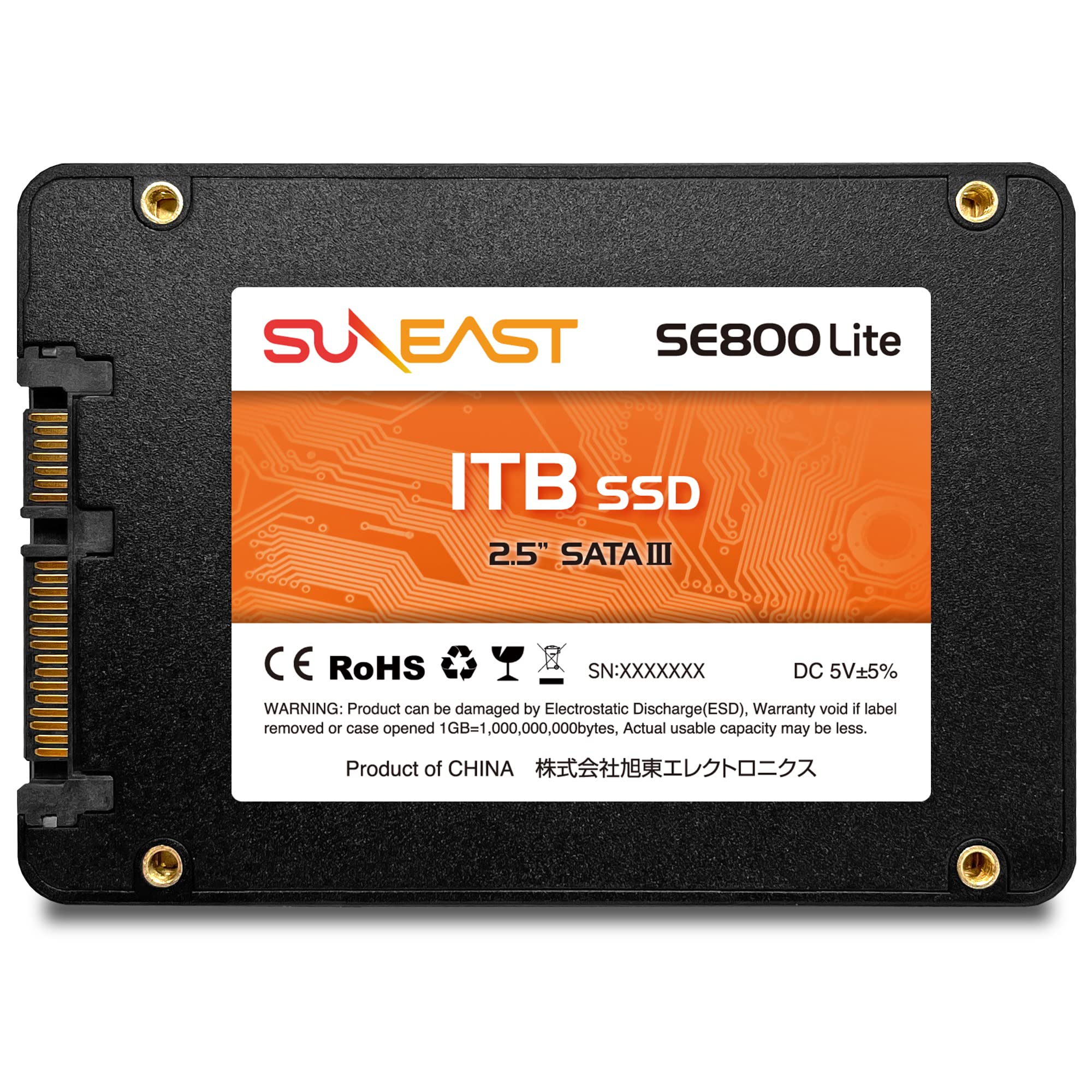 Amazon | SUNEAST 内蔵SSD 1TB 2.5インチ 3D NAND採用 SATA3 6Gb/s 7mm