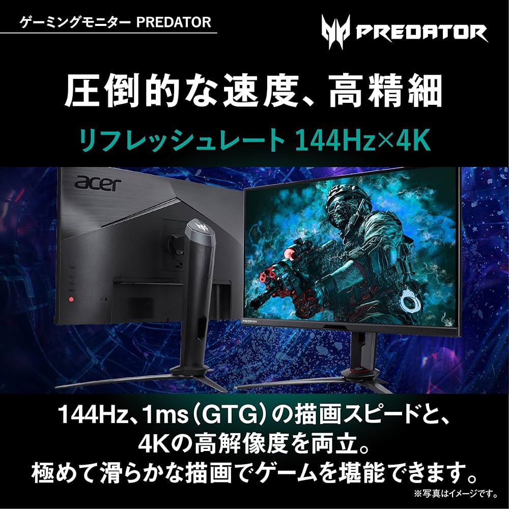 Amazon.co.jp: Acer ゲーミングモニター Predator XB283KKVbmiipruzx