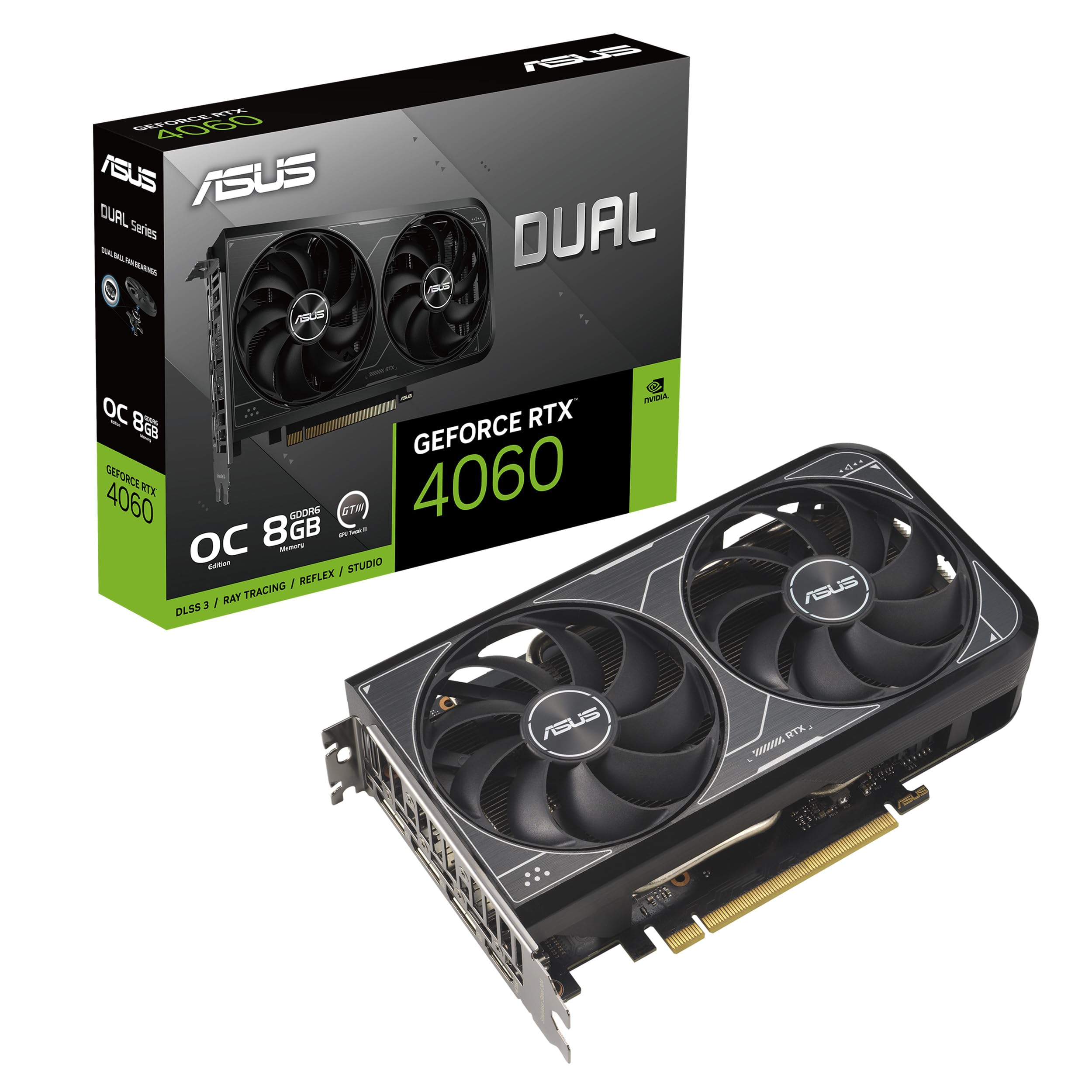 Amazon | ASUS Dual GeForce RTX™ 4060 V2 OCエディション (PCIe 4.0