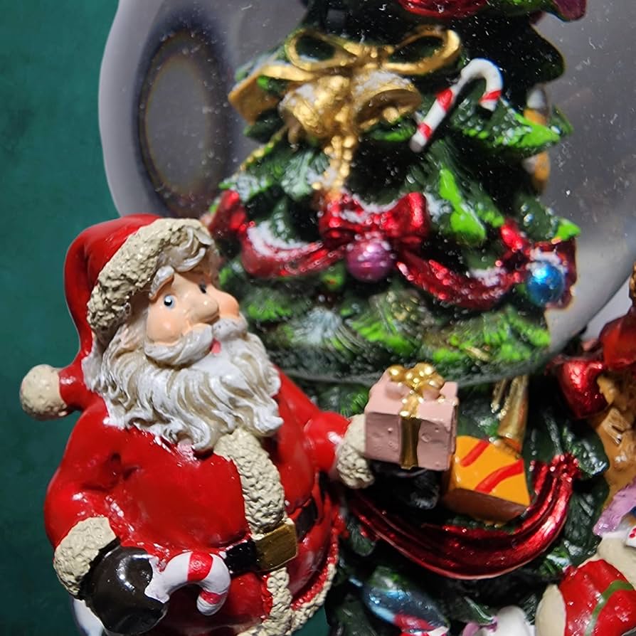 Amazon.co.jp: 南貿易 クリスマスツリー スノードーム オルゴール付