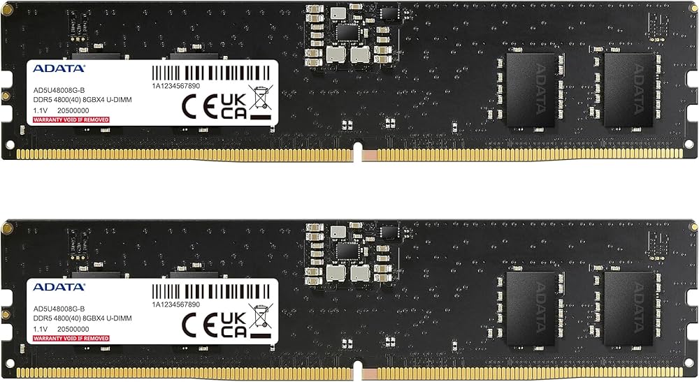 Amazon | 【エイデータ】 PCメモリ DDR5 4800MHz U-DIMM 8GBx2枚