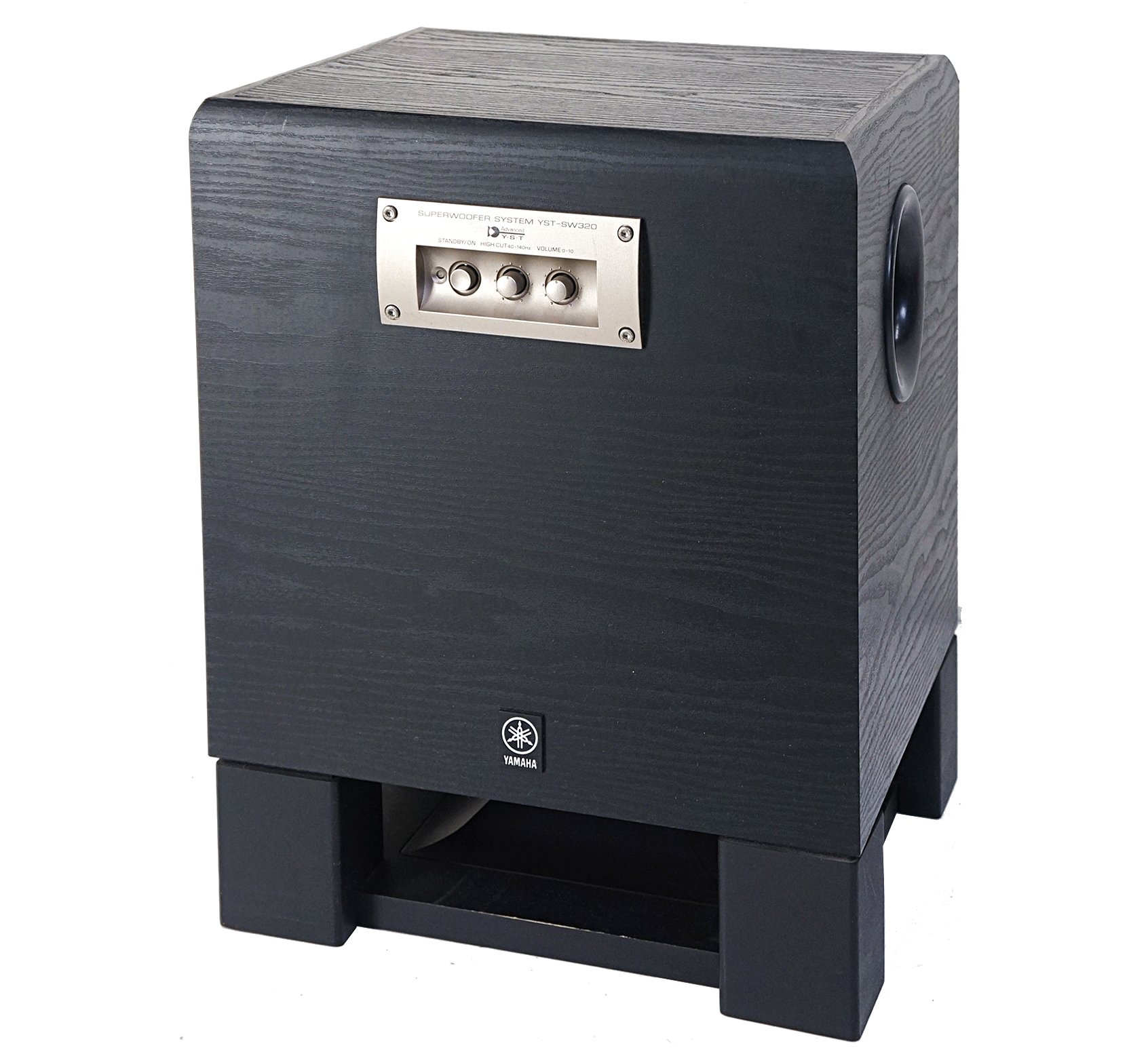 Amazon.co.jp: YAMAHA YST-SW320 B スーパーウーファー ブラック : 車