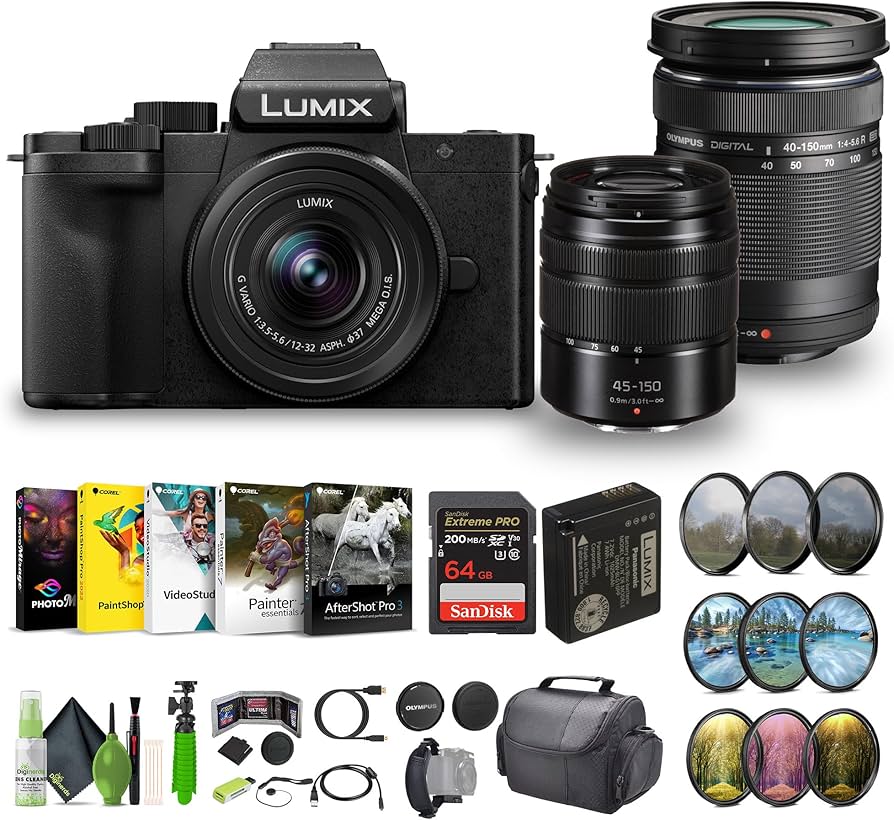 Amazon.com : Panasonic Lumix G100D 4K Mirrorless Vlogging Camera