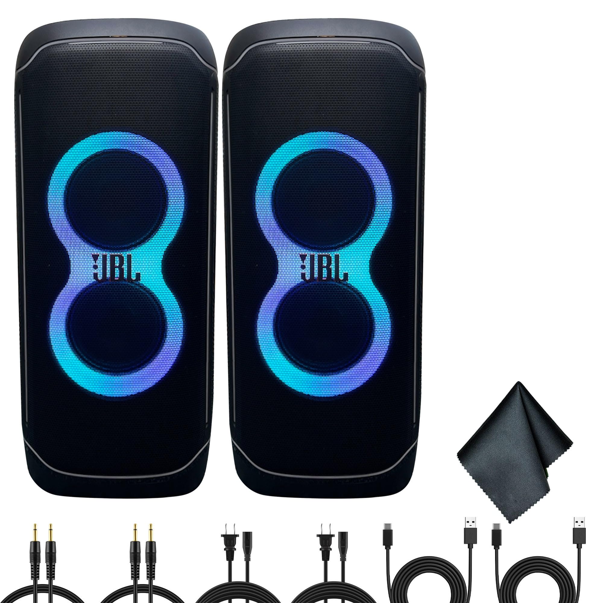 Amazon.com: JBL 2 x PartyBox Ultimate 1100W Portable Speaker - Wi