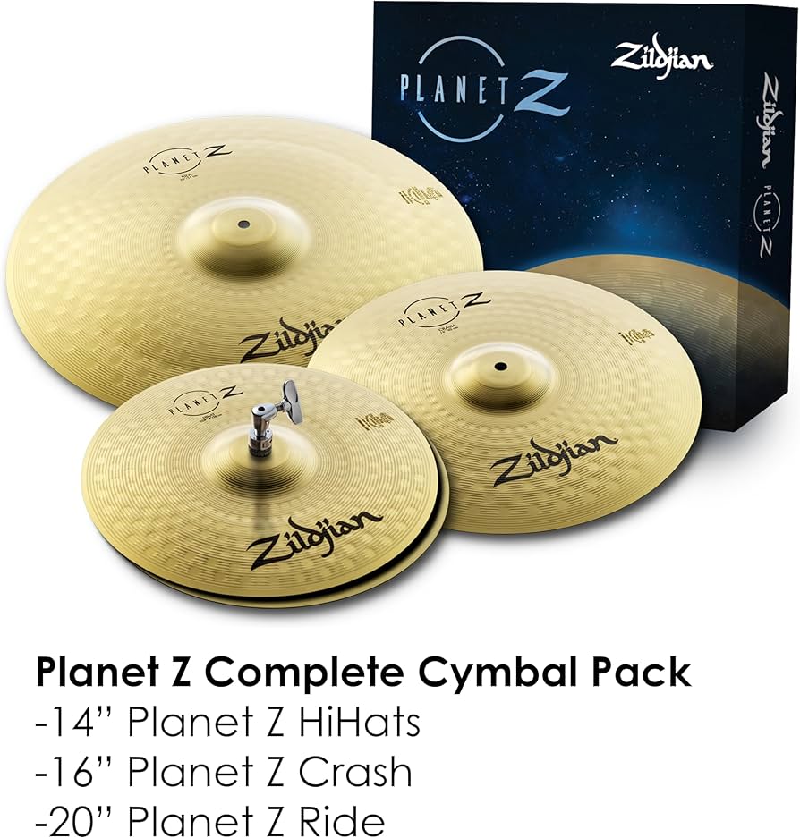 Amazon.com: Avedis Zildjian Company Planet Z Complete Cymbal Set