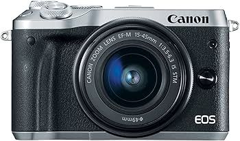 Amazon.com : Canon EOS M6 Lens Kit Silver : Electronics