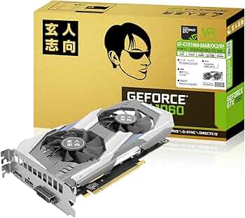 Amazon | 玄人志向 ビデオカード GEFORCE GTX 1060搭載 GF-GTX1060