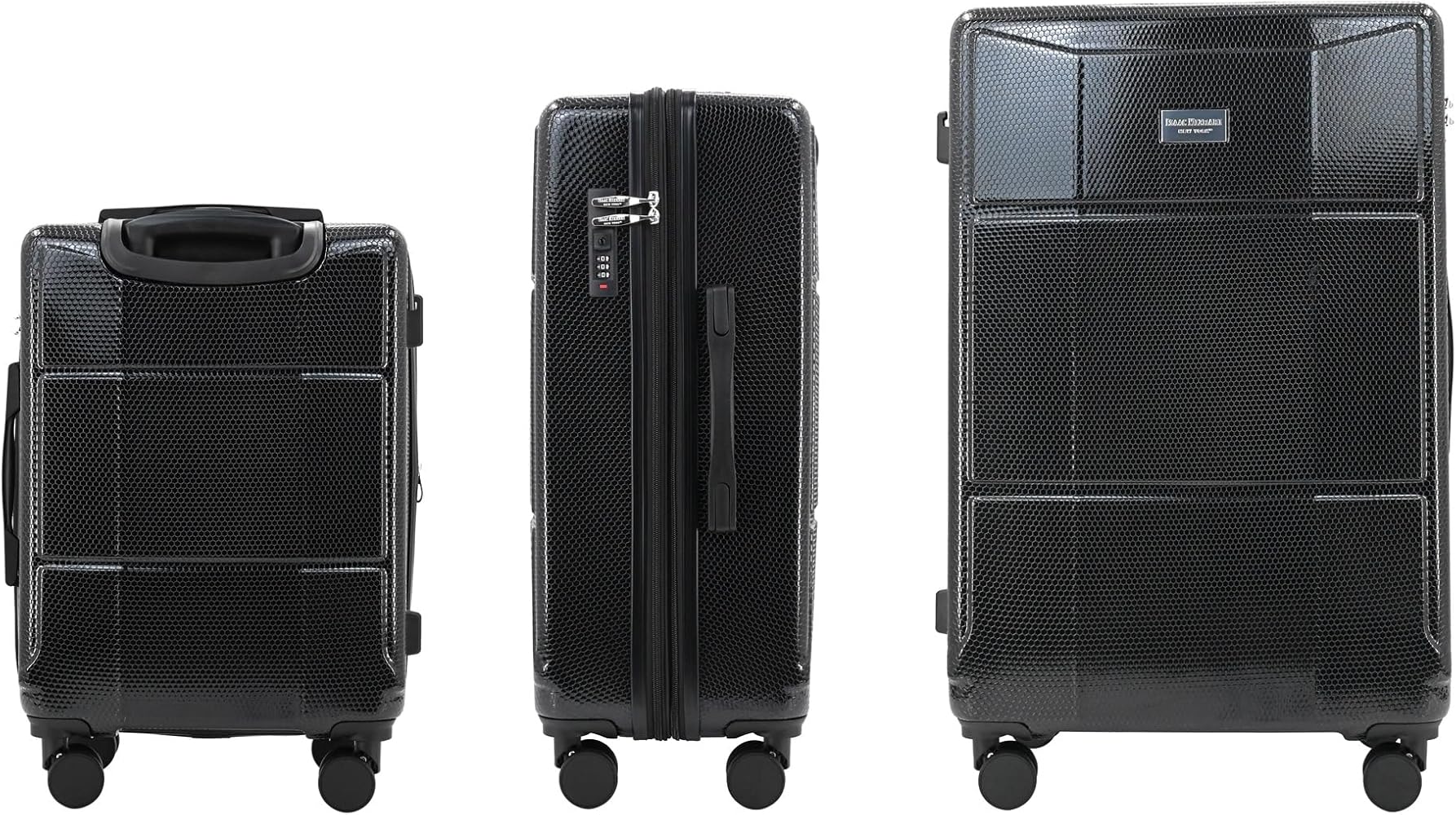 Amazon.com | Isaac Mizrahi Aero 3 Piece Hardside Luggage Set
