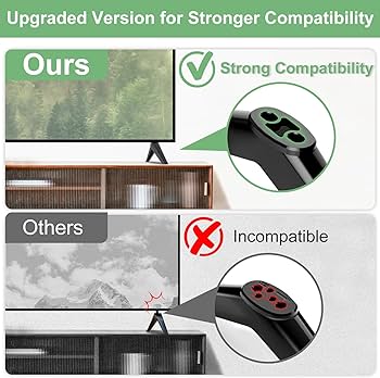 Amazon | RCAテレビスタンド脚交換用ベース ネジ付き (アップグレード