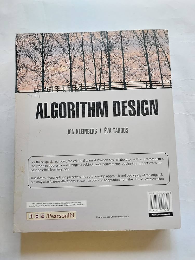 Algorithm Design : Jon Kleinberg, Eva Tardos: Amazon.in: Books