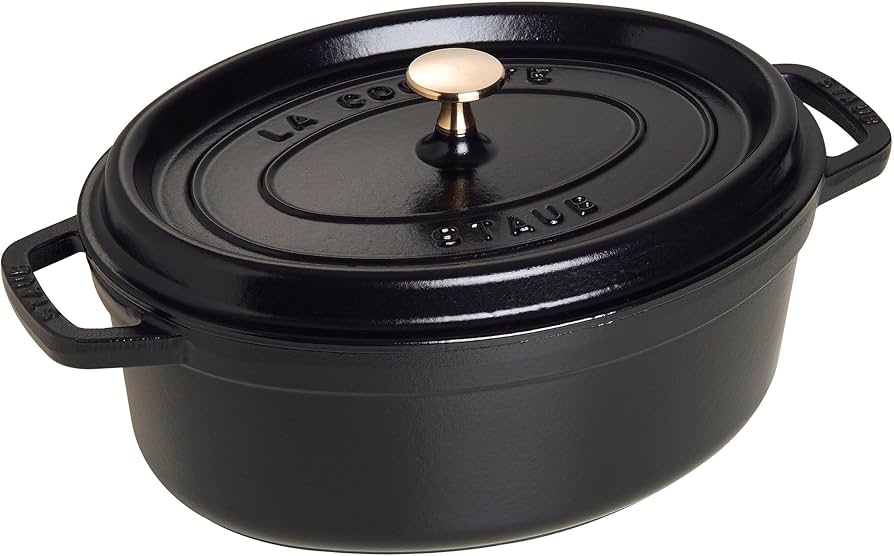 Amazon｜staub ストウブ 「 ピコ ココット オーバル ブラック 29cm