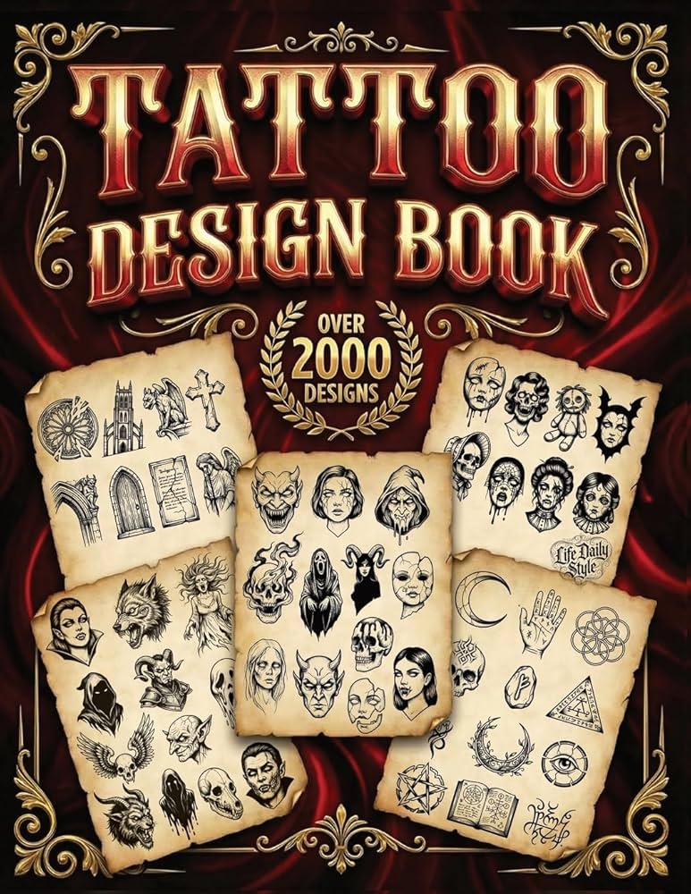 Amazon.com: Tattoo Design Book: 2,000 Unique Tattoos - A Journey